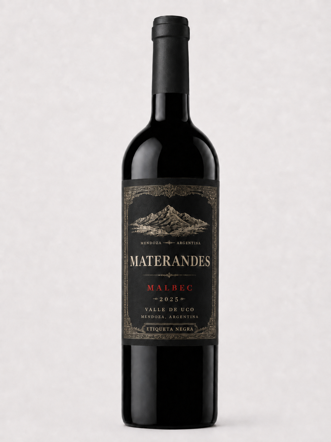 Botella MATERANDES Etiqueta Negra Malbec 2025, Valle de Uco